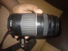 Canon 75-300 zoom lense (exchange possible with prime lense)